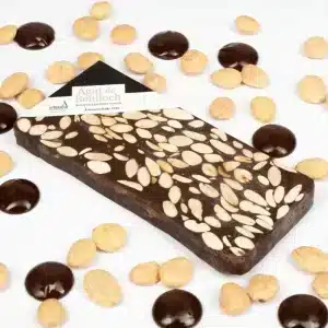 Chocolate negro almendra sin azúcar añadido negro